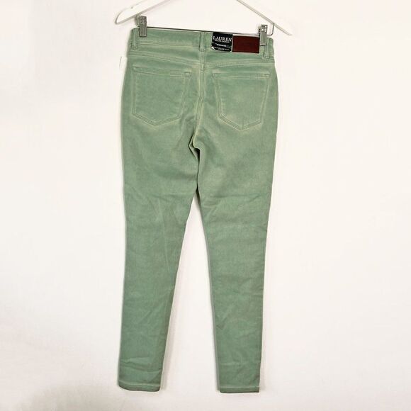 NEW LAUREN Ralph Lauren Premier Skinny Ankle Jeans in Aloe - Picture 2 of 7
